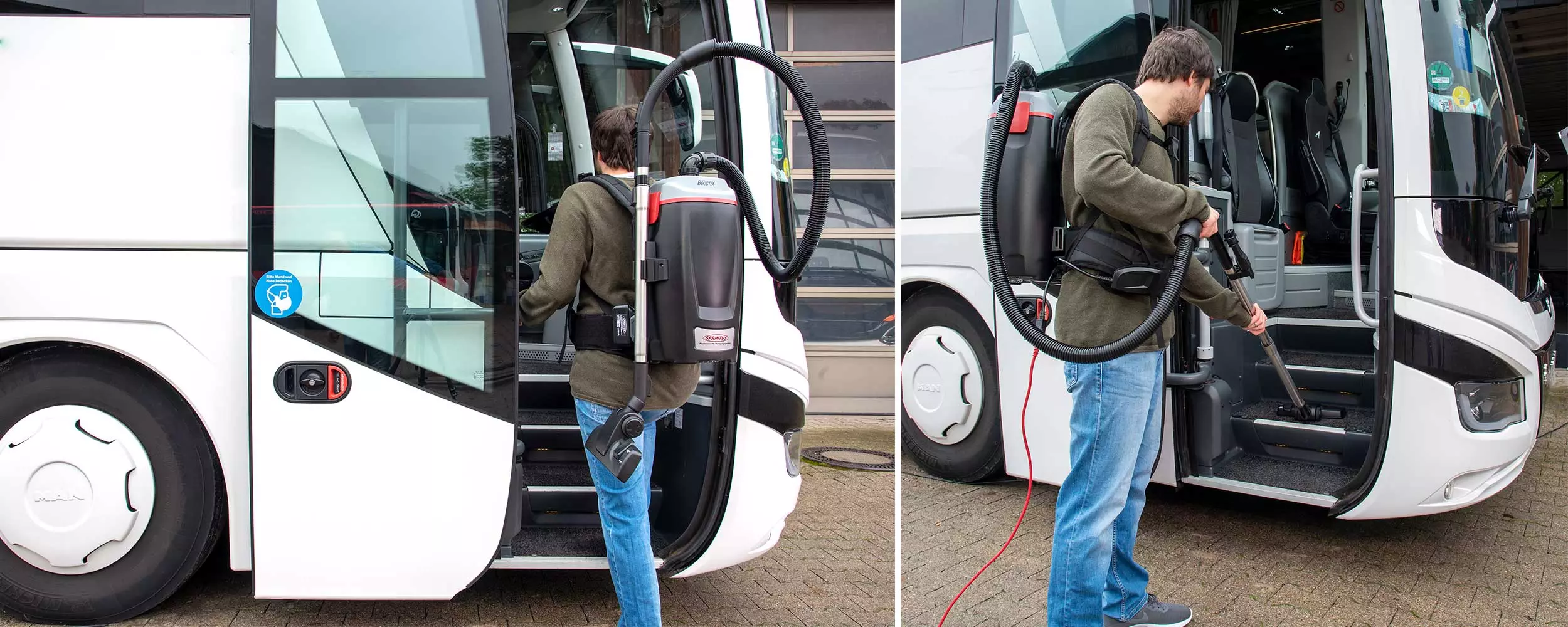 Rucksacksauger BoostiX Akku 36 V