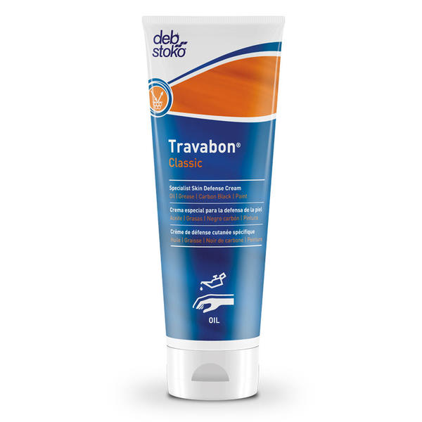 Travabon® Spezielle Hautschutzcreme Ölige Arbeitsstoffe und Schmutz 100 ml Tube