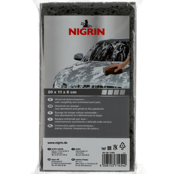 NIGRIN Autoschwamm 'Universal' (eckig)