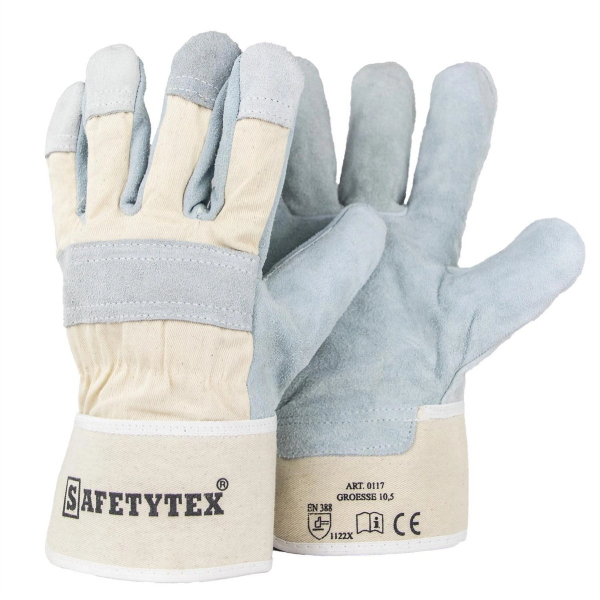 Safetytex Rindspaltleder Handschuhe