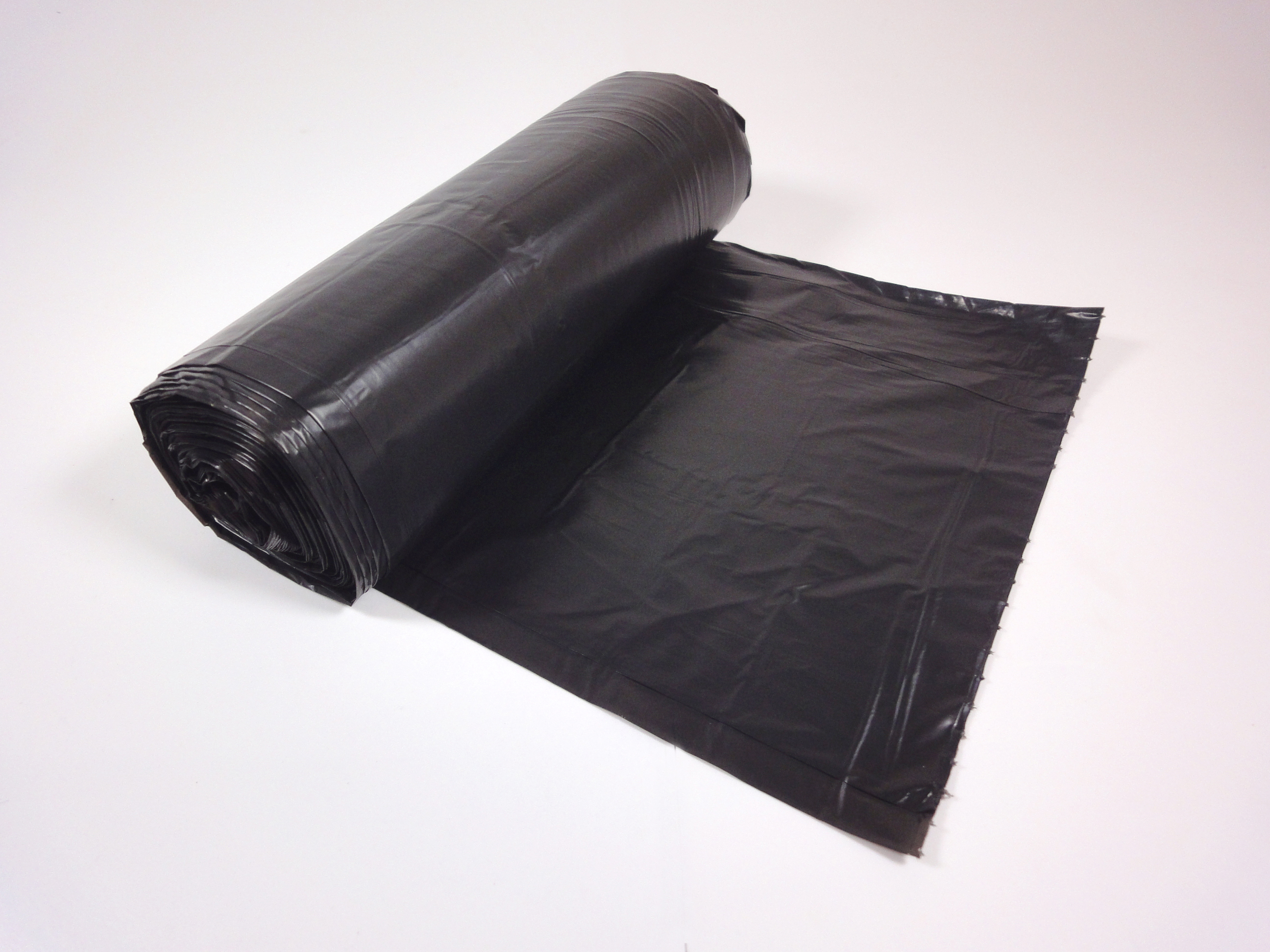Plastiksack 60 Liter schwarz LDPE 60x70cm Typ 50 10 Rollen a 25 Säcke/Karton