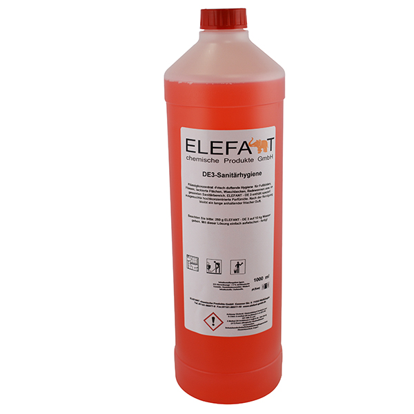 ELEFANT DE-3 Sanitär- Duftreiniger 1000 ml-Flasche