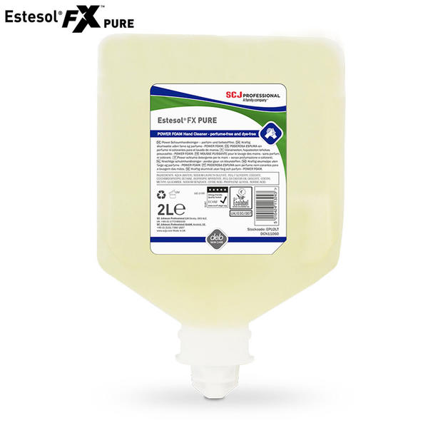  Estesol® FX™ PURE Duftstoff- und lösemittelfreier POWER SCHAUMHANDREINIGER 2 Liter Kartusche