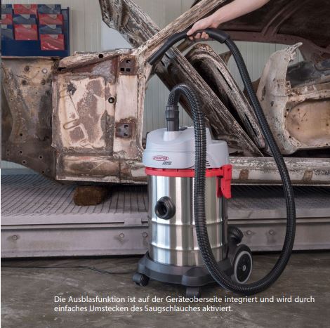 Nass/Trockensauger Artos 30 Liter Edelstahlkessel mit Ausblasfunktion