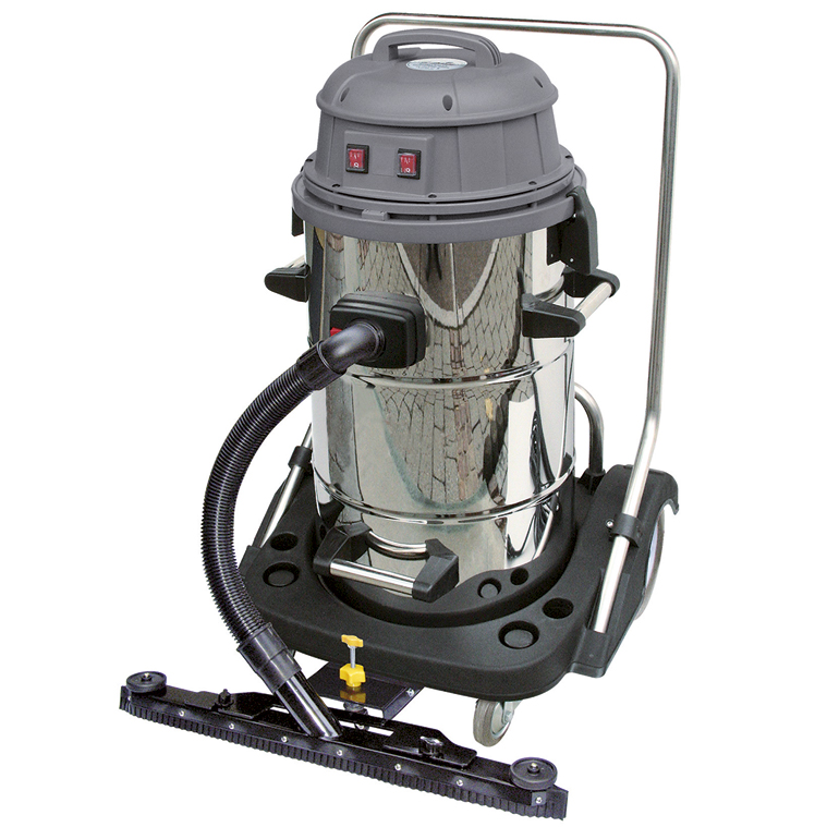 Nass/Trockensauger N 55/2 E 55 Liter Edelstahlkessel mit 2 Motoren