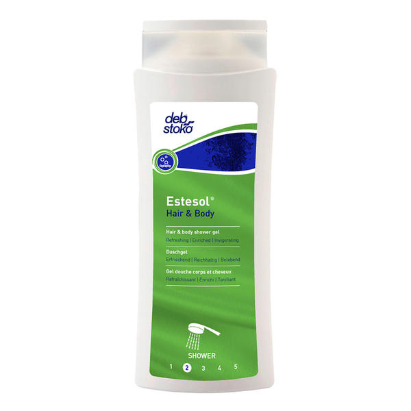 Estesol® hair&body Universelles Duschgel und Shampoo 250 ml Flasche