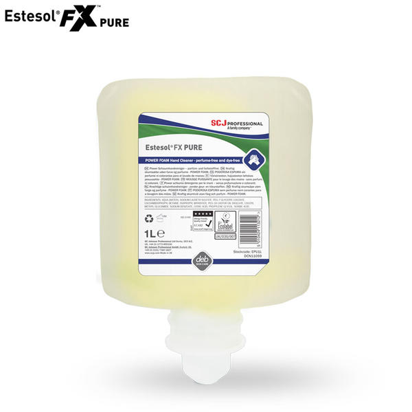  Estesol® FX™ PURE Duftstoff- und lösemittelfreier POWER SCHAUMHANDREINIGER 1000 ml Kartusche
