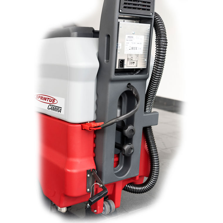 Scheuersaumaschine Camira 24 Volt batteriebetrieben 35 Liter Tank