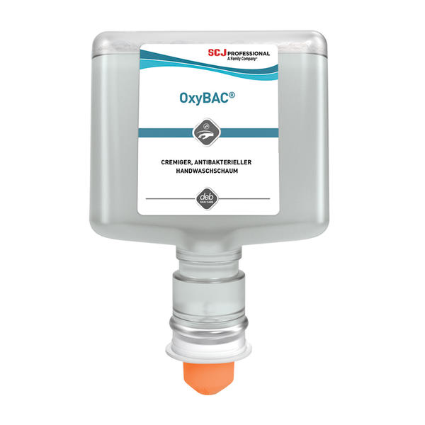 OxyBAC® Extra FOAM Wash Hocheffektiver Antimikrobieller Schaumhandreiniger 1,2 Liter Kartusche