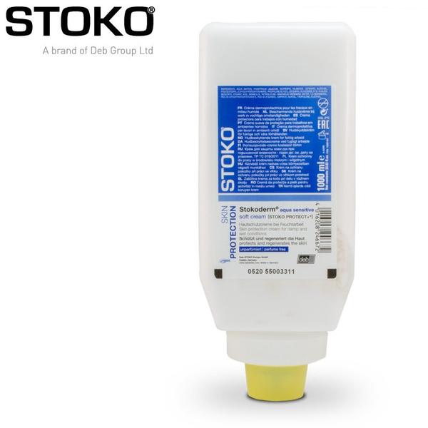 Stokoderm® AQUA PURE Hautschutz - Spezielle Anwendung für wässrige Gefährdungen 1000 ml Softflasche
